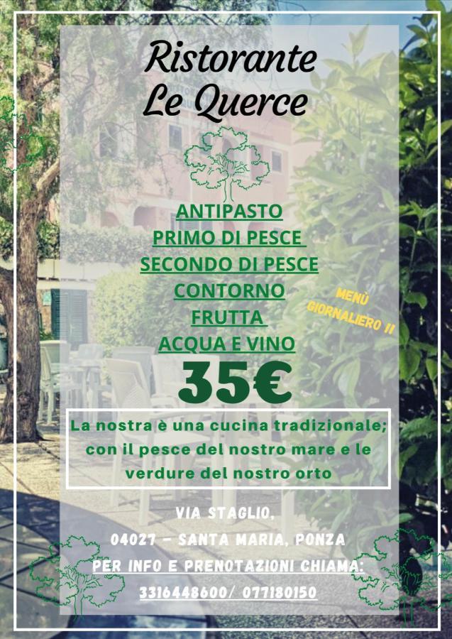 Albergo Le Querce Ponza Exteriör bild